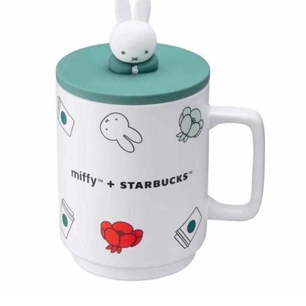Miffy X Starbucks coffee mug with lid